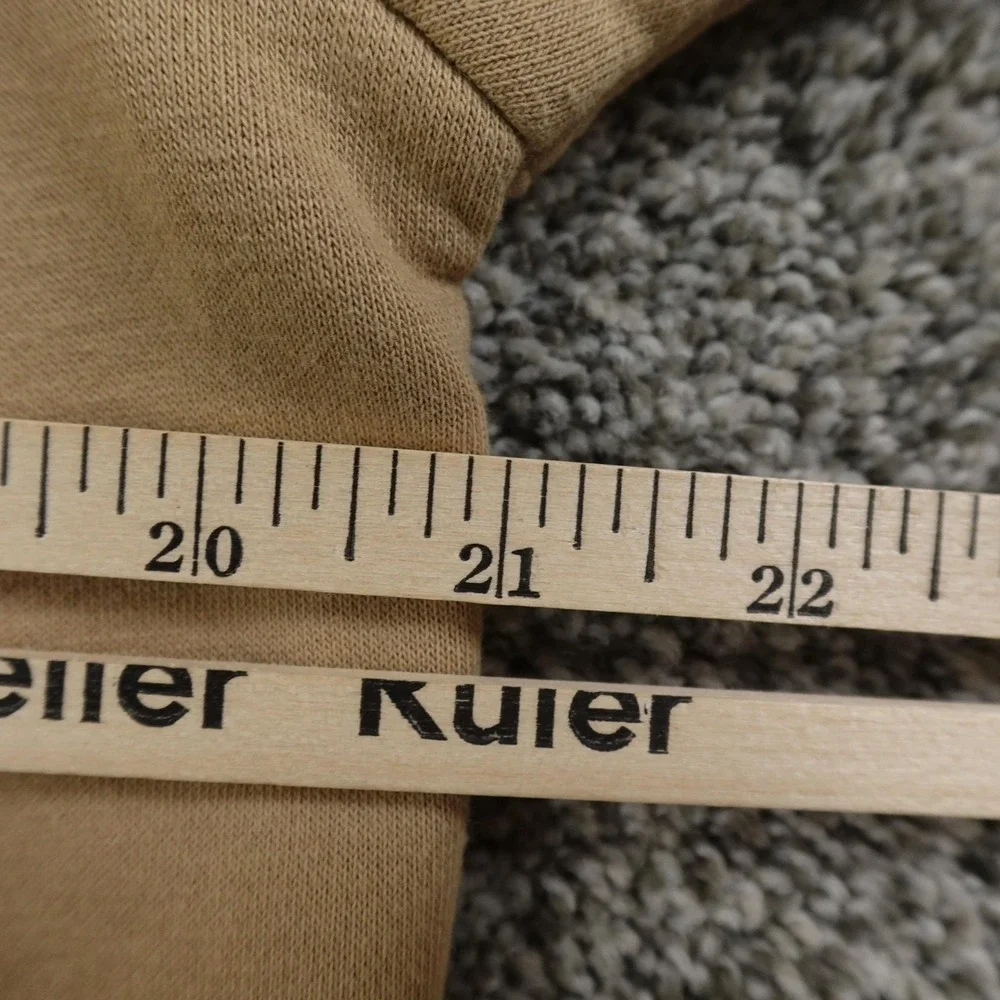NEW True Religion‎ Hoodie Mens L Brown Buddha Full Zip Sweatshirt Sweater Jacket